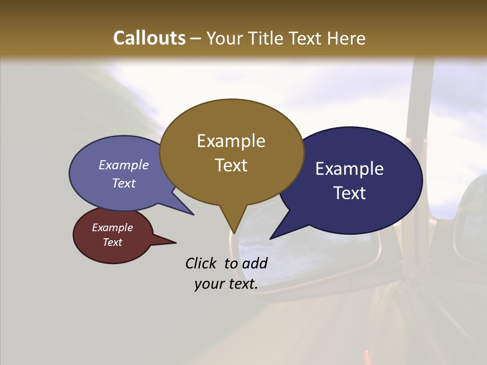 Mirror Abstract View PowerPoint Template