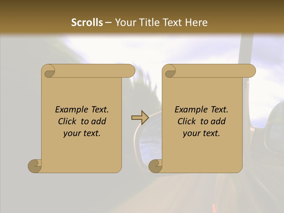 Mirror Abstract View PowerPoint Template