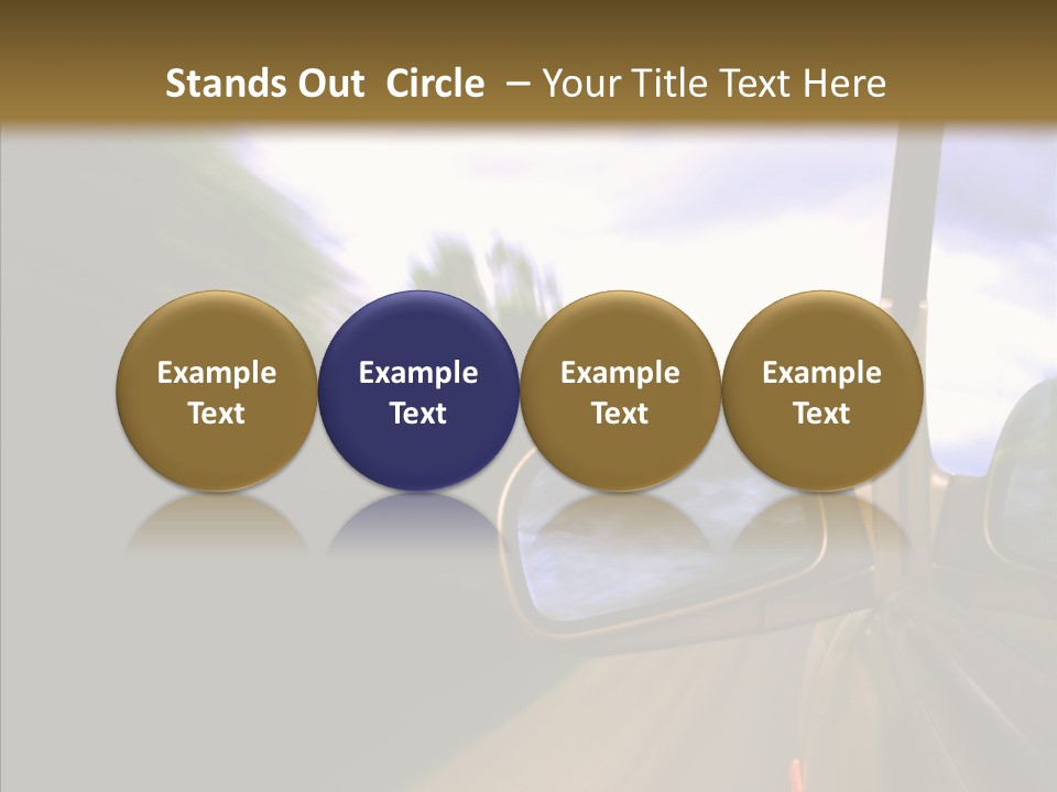 Mirror Abstract View PowerPoint Template