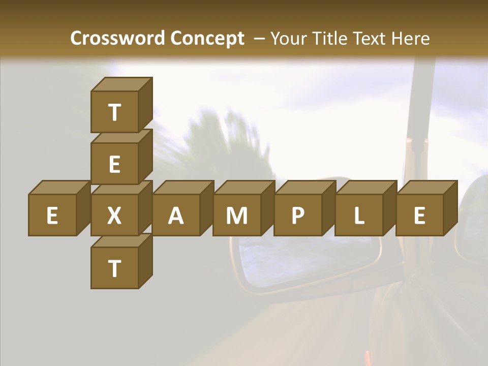 Mirror Abstract View PowerPoint Template