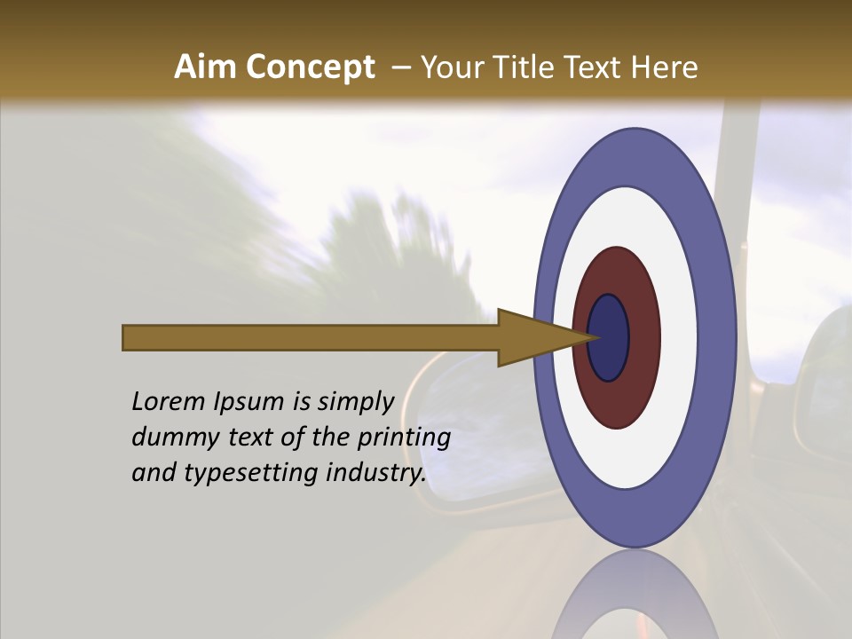 Mirror Abstract View PowerPoint Template