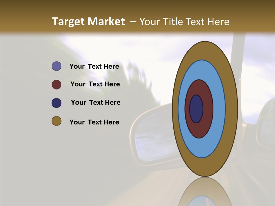 Mirror Abstract View PowerPoint Template