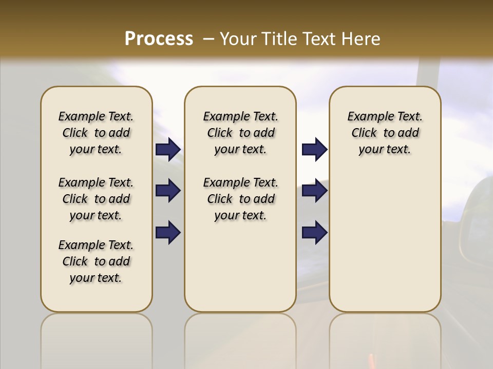 Mirror Abstract View PowerPoint Template