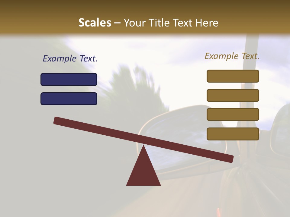 Mirror Abstract View PowerPoint Template