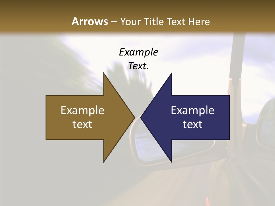 Mirror Abstract View PowerPoint Template