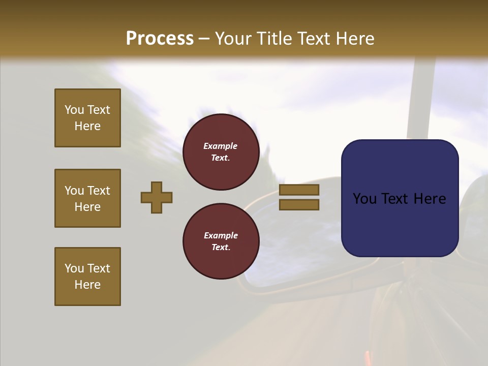 Mirror Abstract View PowerPoint Template