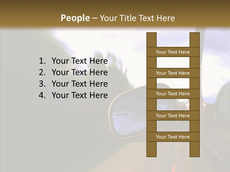 Mirror Abstract View PowerPoint Template