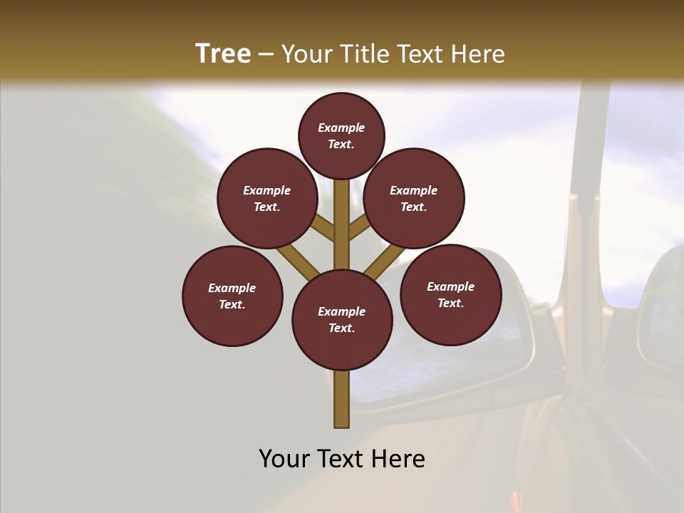 Mirror Abstract View PowerPoint Template