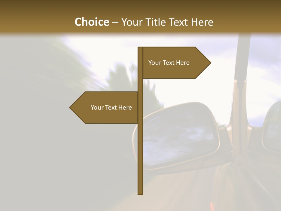 Mirror Abstract View PowerPoint Template