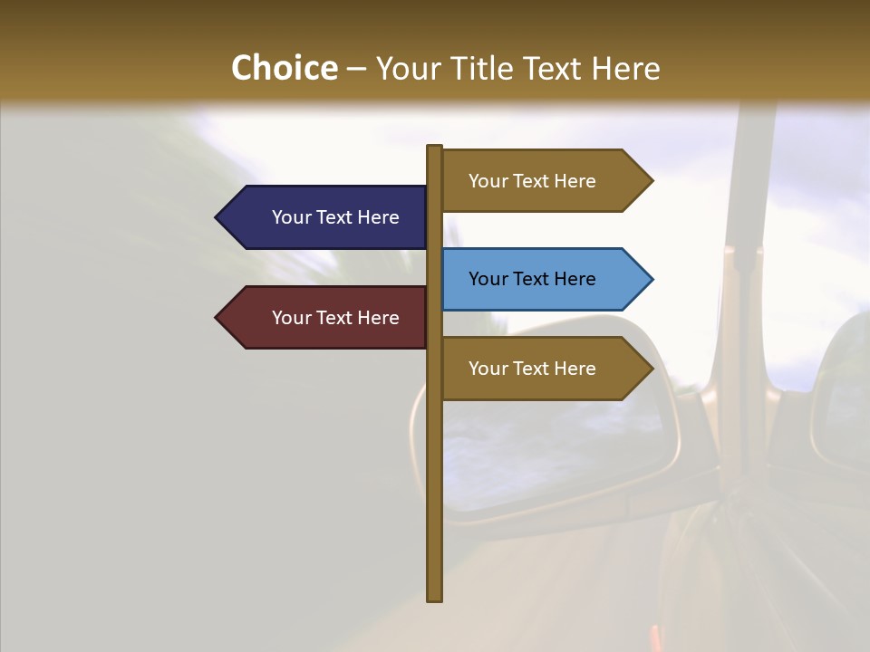 Mirror Abstract View PowerPoint Template