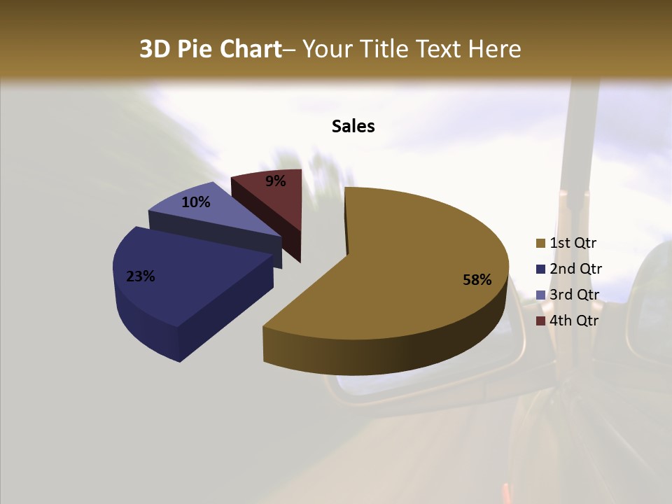 Mirror Abstract View PowerPoint Template