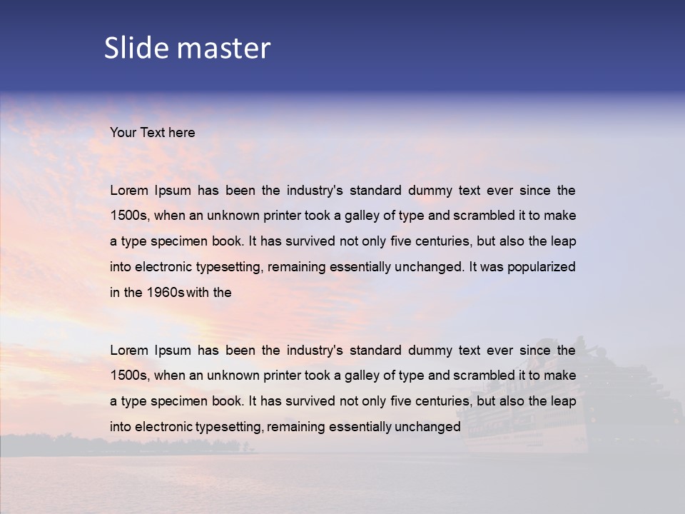 Honeymoon Surf Aloha PowerPoint Template