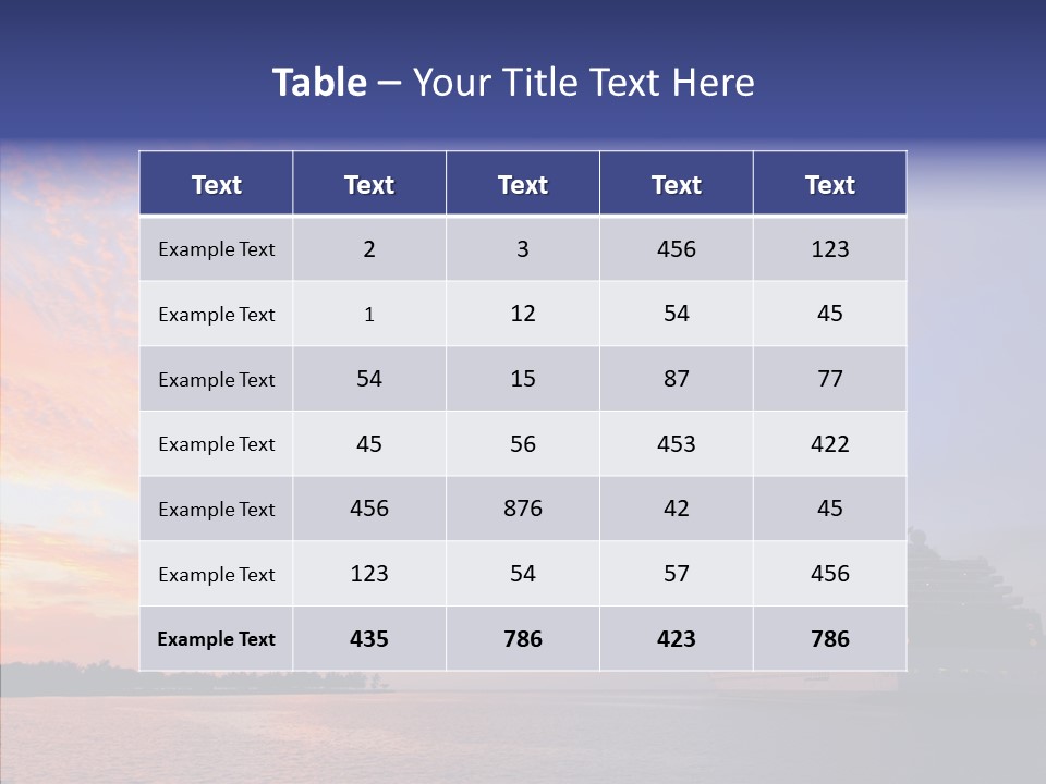 Honeymoon Surf Aloha PowerPoint Template