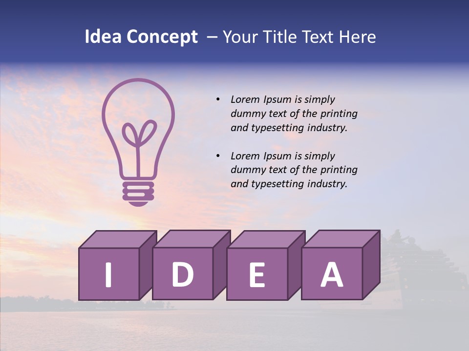 Honeymoon Surf Aloha PowerPoint Template