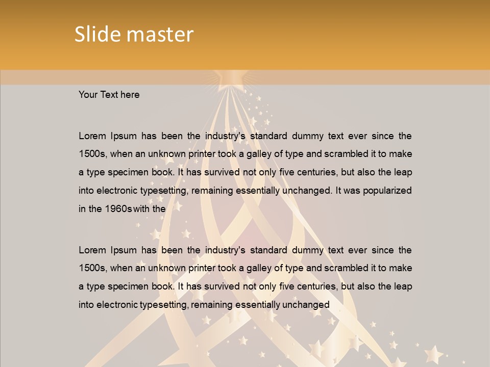 Holiday Illustration Joy PowerPoint Template