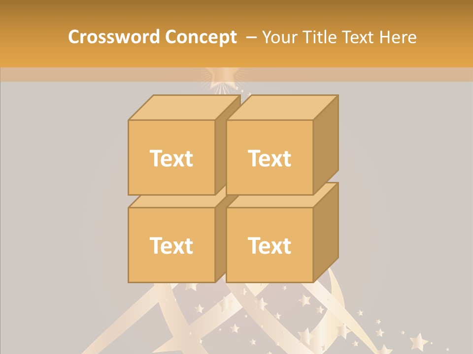 Holiday Illustration Joy PowerPoint Template