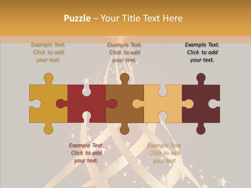 Holiday Illustration Joy PowerPoint Template