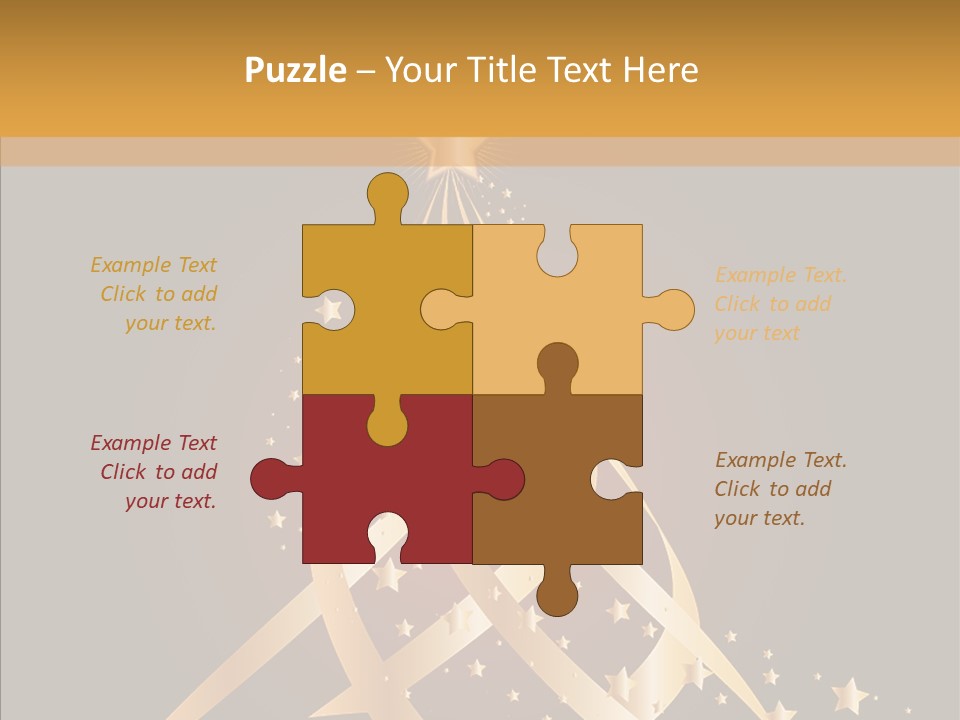 Holiday Illustration Joy PowerPoint Template