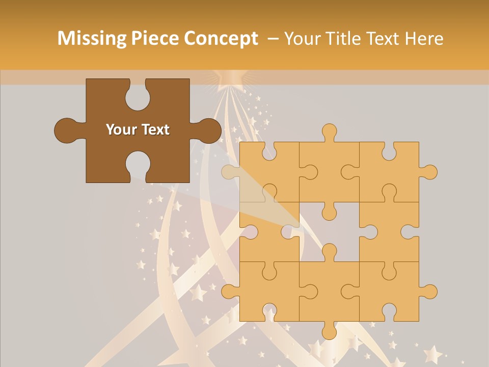 Holiday Illustration Joy PowerPoint Template