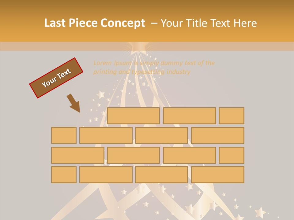 Holiday Illustration Joy PowerPoint Template