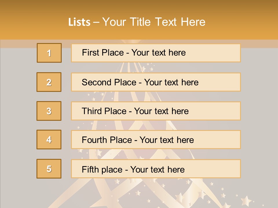 Holiday Illustration Joy PowerPoint Template