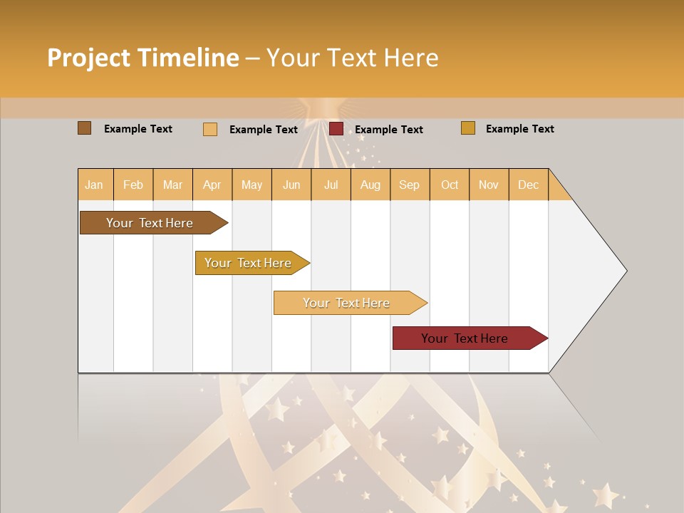 Holiday Illustration Joy PowerPoint Template