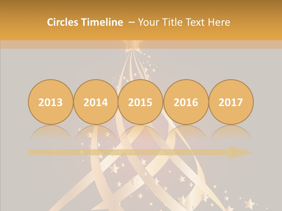 Holiday Illustration Joy PowerPoint Template