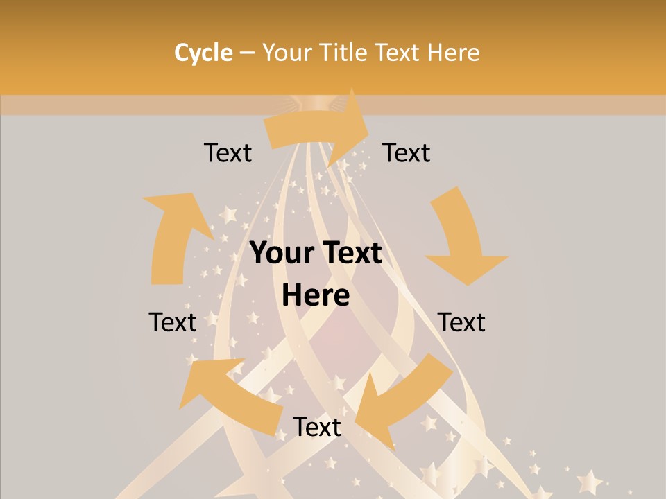 Holiday Illustration Joy PowerPoint Template