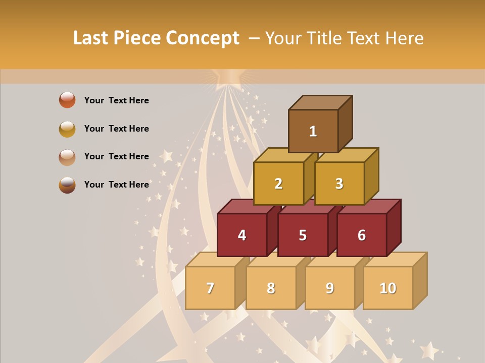 Holiday Illustration Joy PowerPoint Template