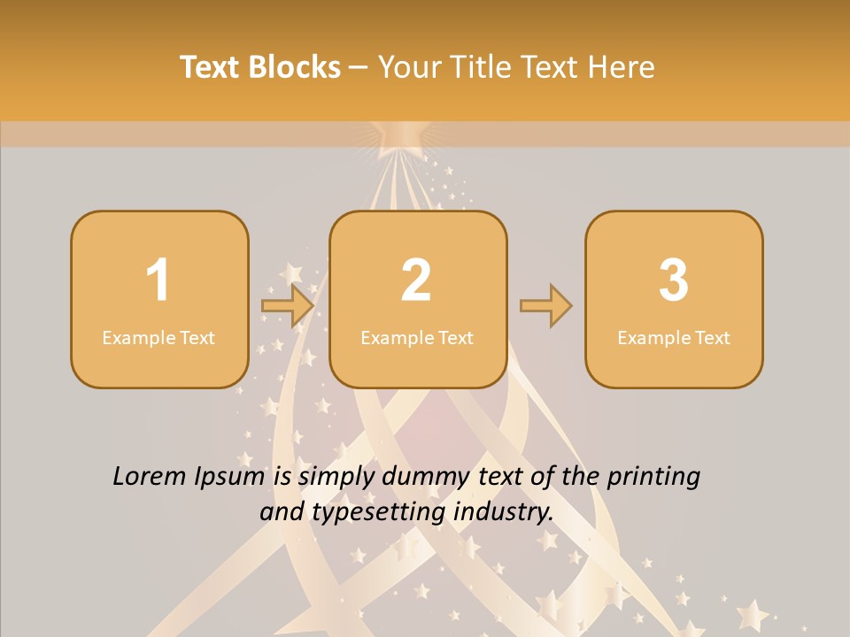 Holiday Illustration Joy PowerPoint Template