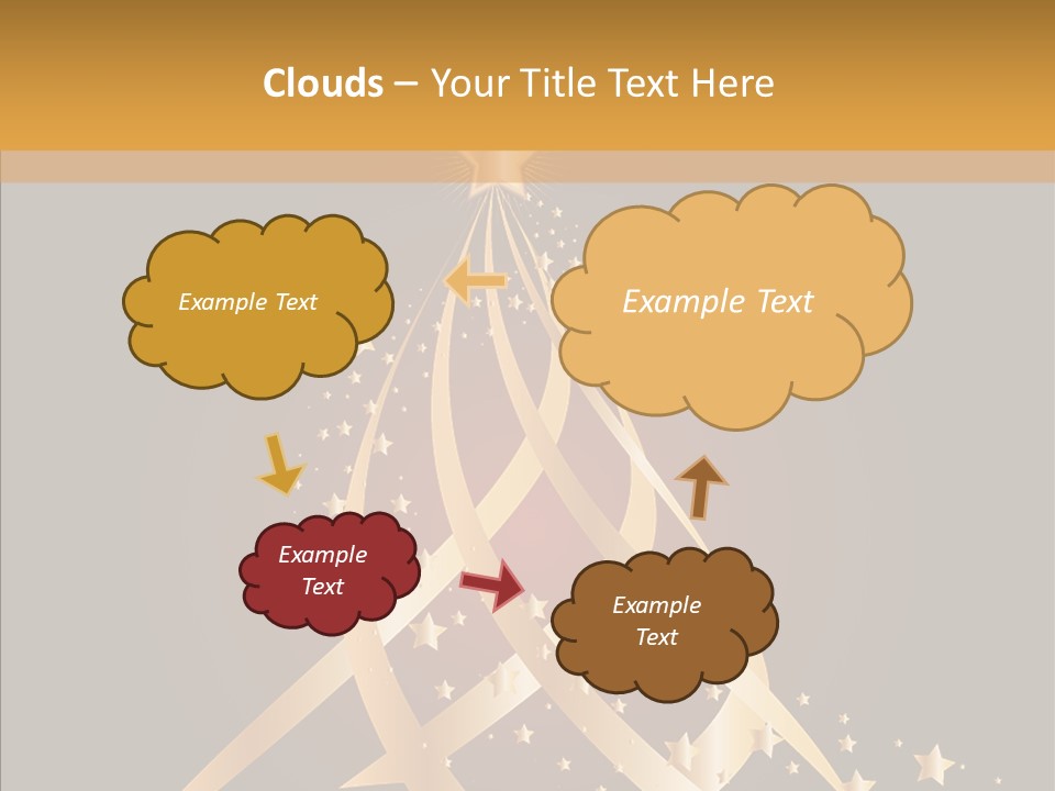 Holiday Illustration Joy PowerPoint Template