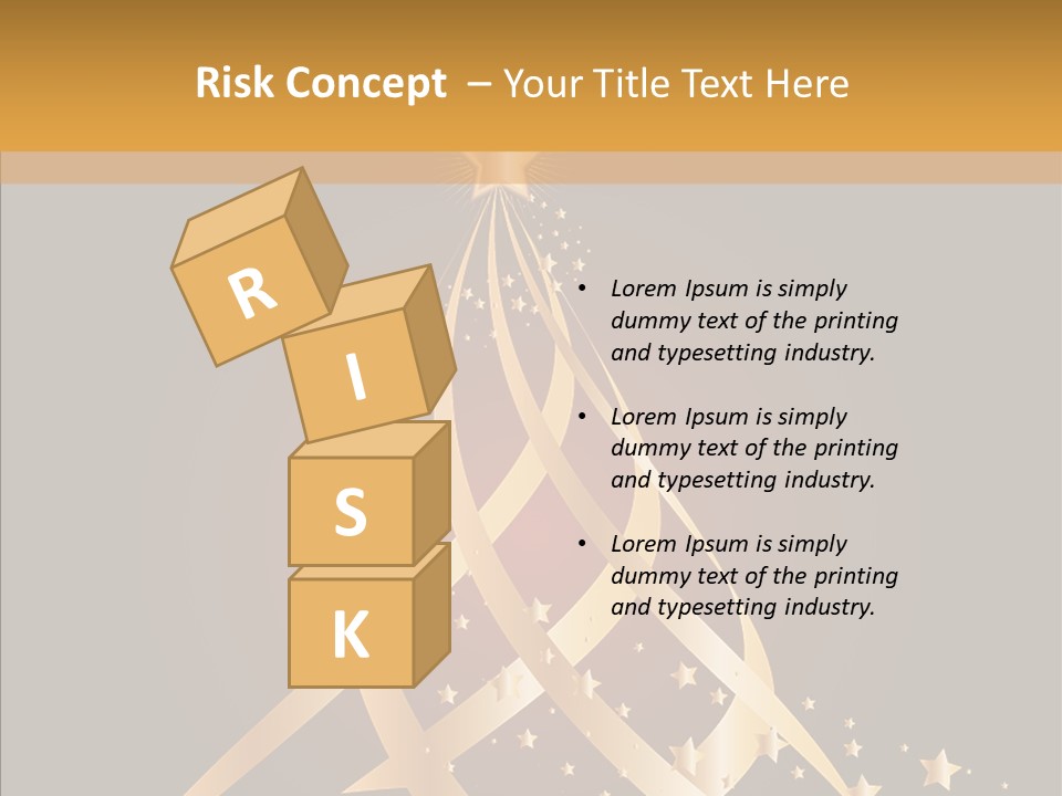 Holiday Illustration Joy PowerPoint Template