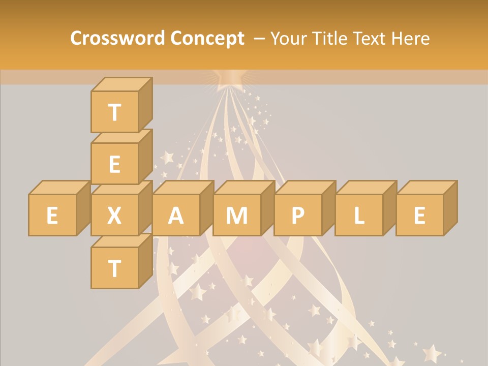 Holiday Illustration Joy PowerPoint Template