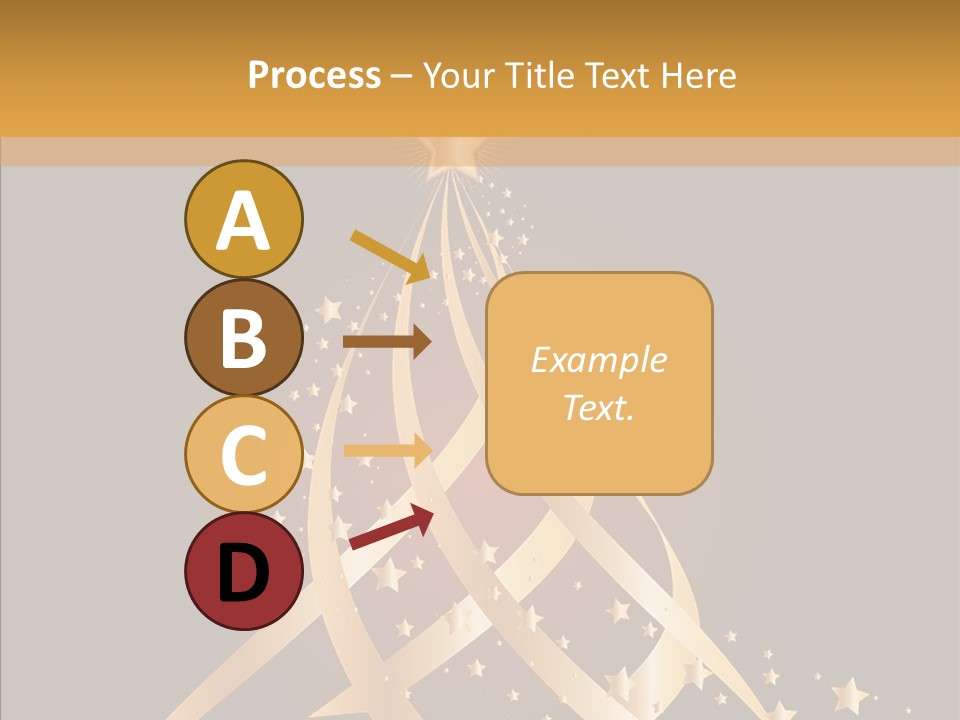 Holiday Illustration Joy PowerPoint Template