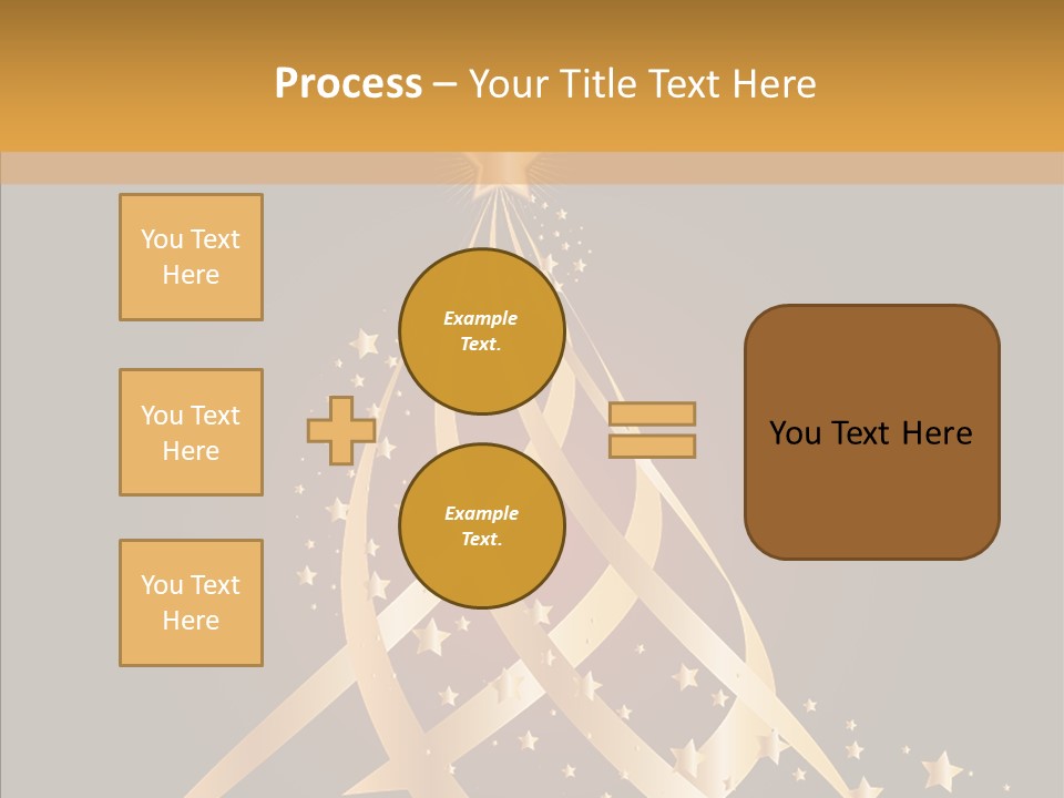 Holiday Illustration Joy PowerPoint Template