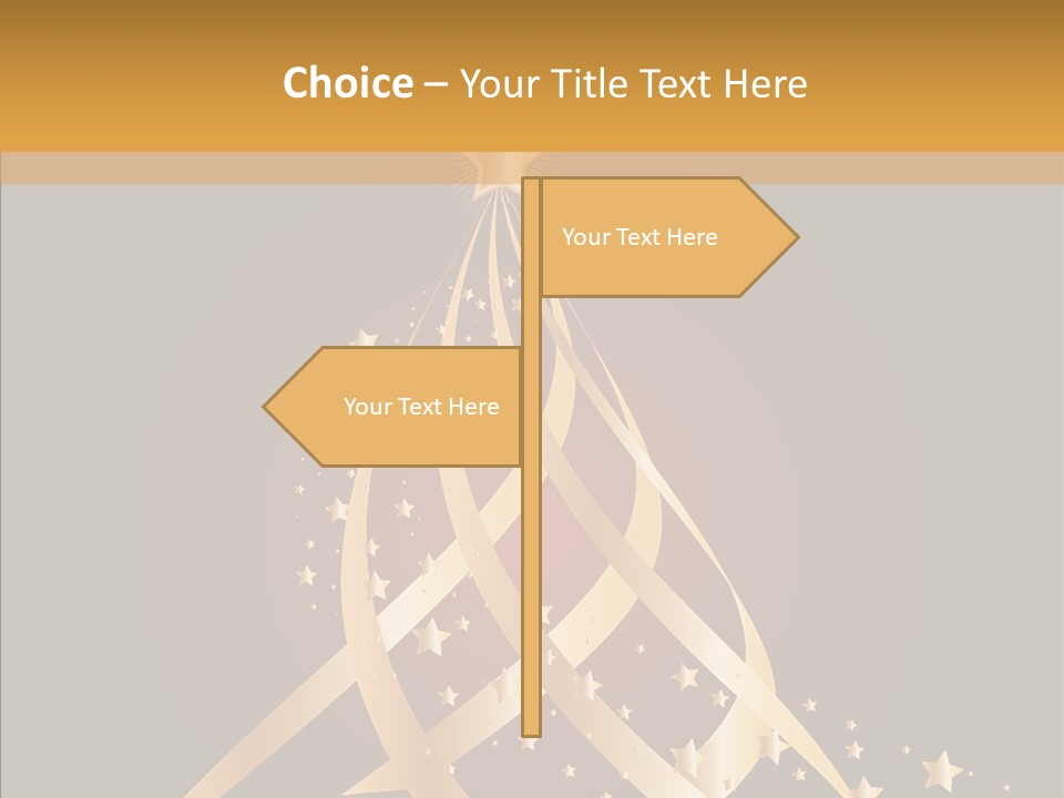 Holiday Illustration Joy PowerPoint Template