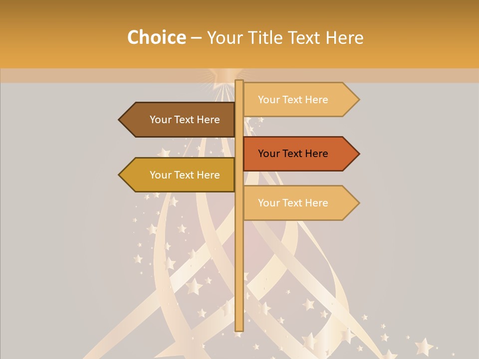 Holiday Illustration Joy PowerPoint Template