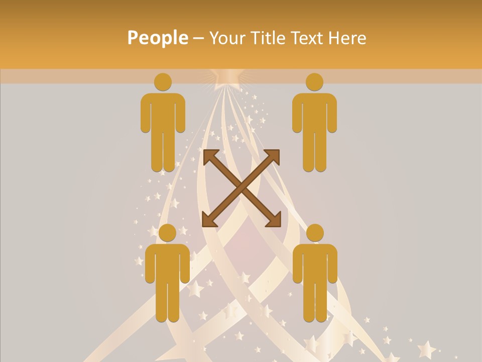 Holiday Illustration Joy PowerPoint Template