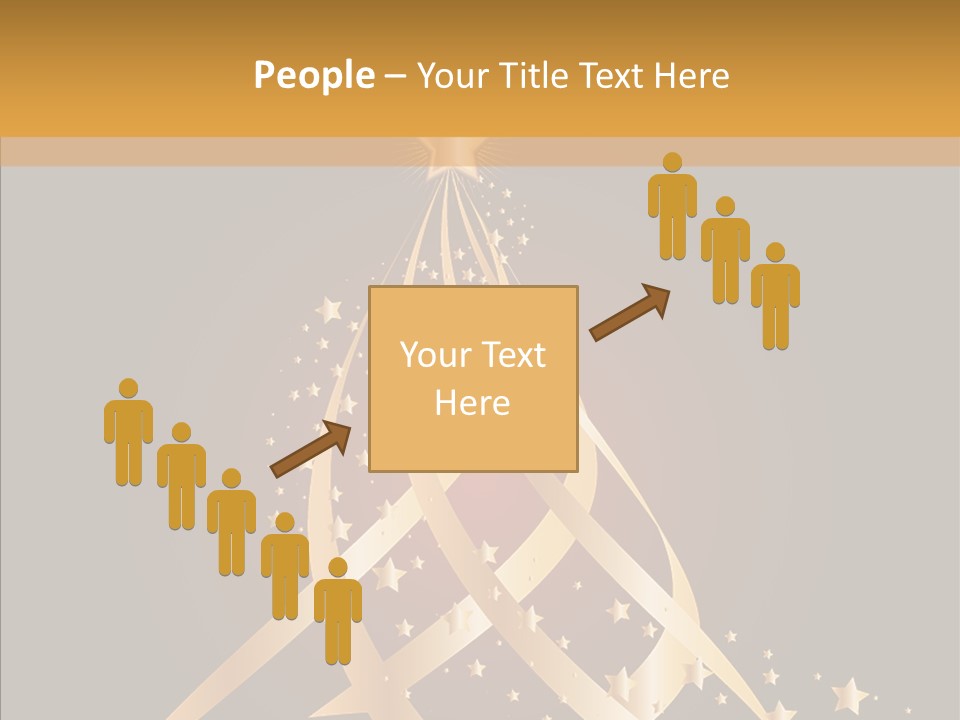 Holiday Illustration Joy PowerPoint Template