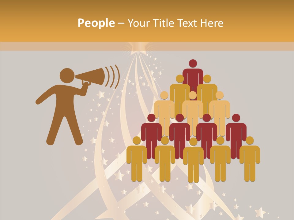 Holiday Illustration Joy PowerPoint Template