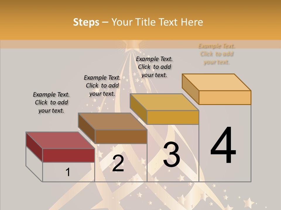 Holiday Illustration Joy PowerPoint Template
