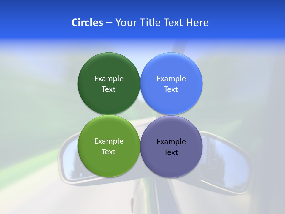 Rapid Road Movement PowerPoint Template