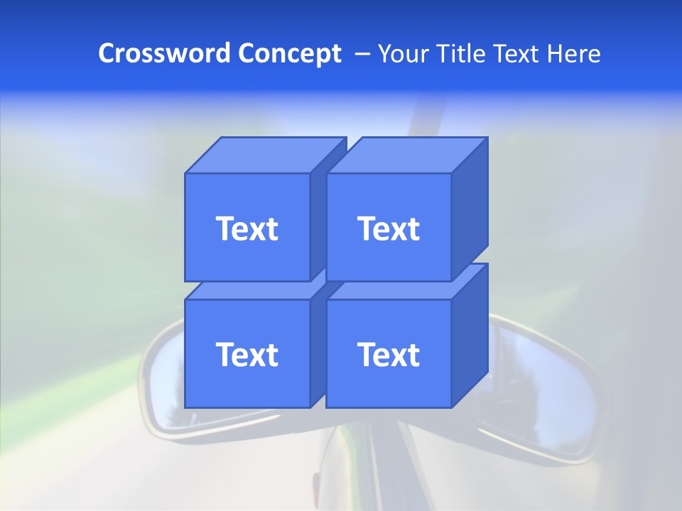 Rapid Road Movement PowerPoint Template