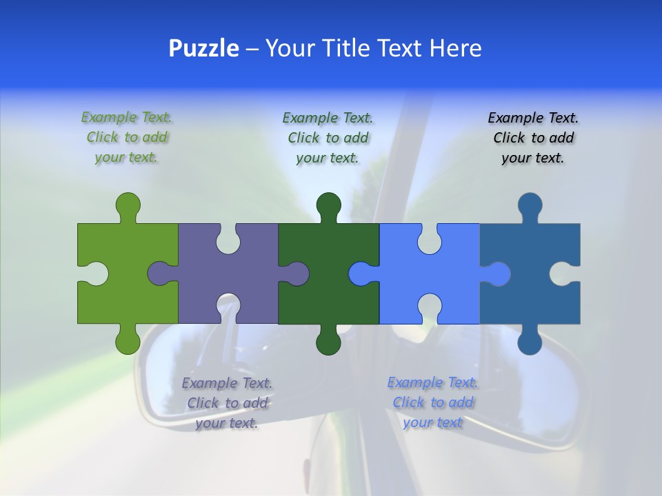 Rapid Road Movement PowerPoint Template