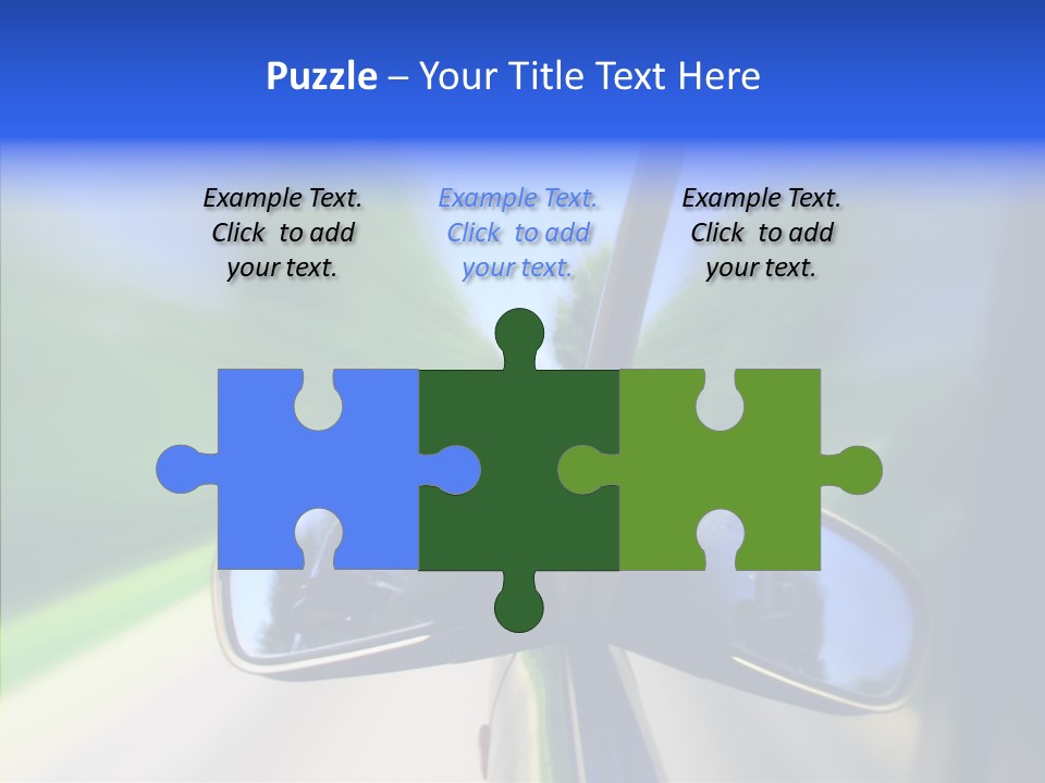 Rapid Road Movement PowerPoint Template