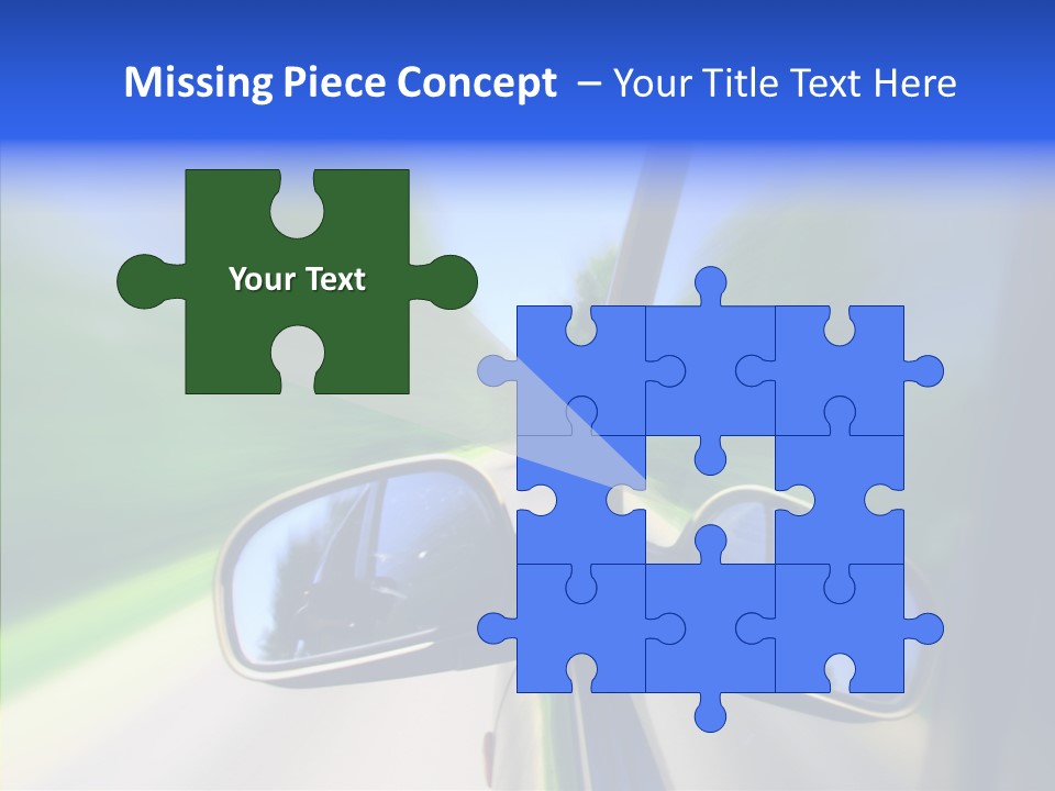 Rapid Road Movement PowerPoint Template