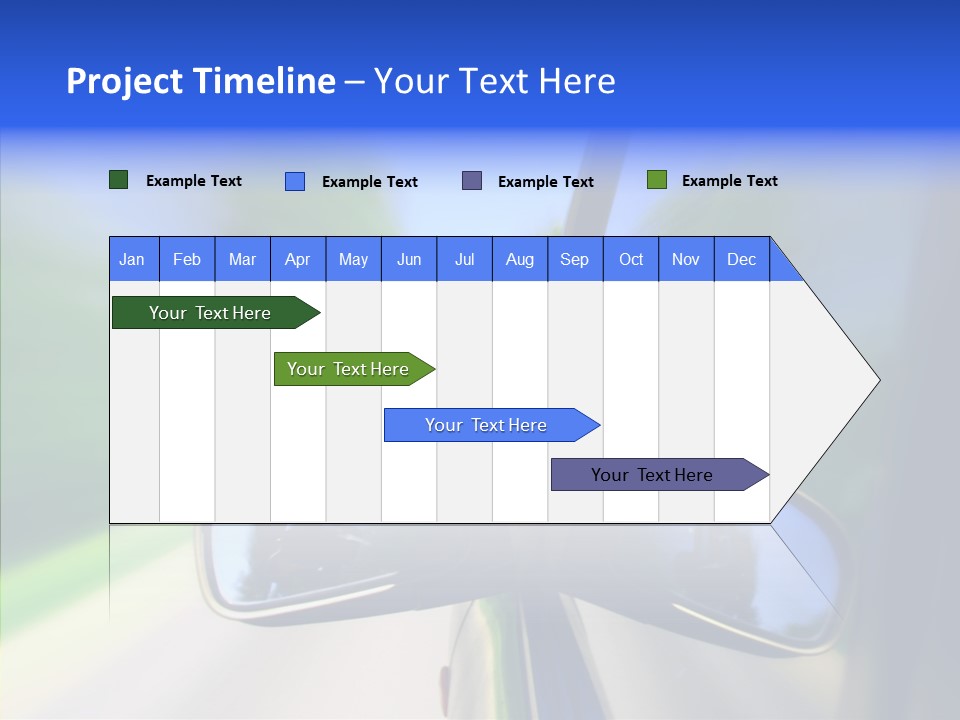 Rapid Road Movement PowerPoint Template