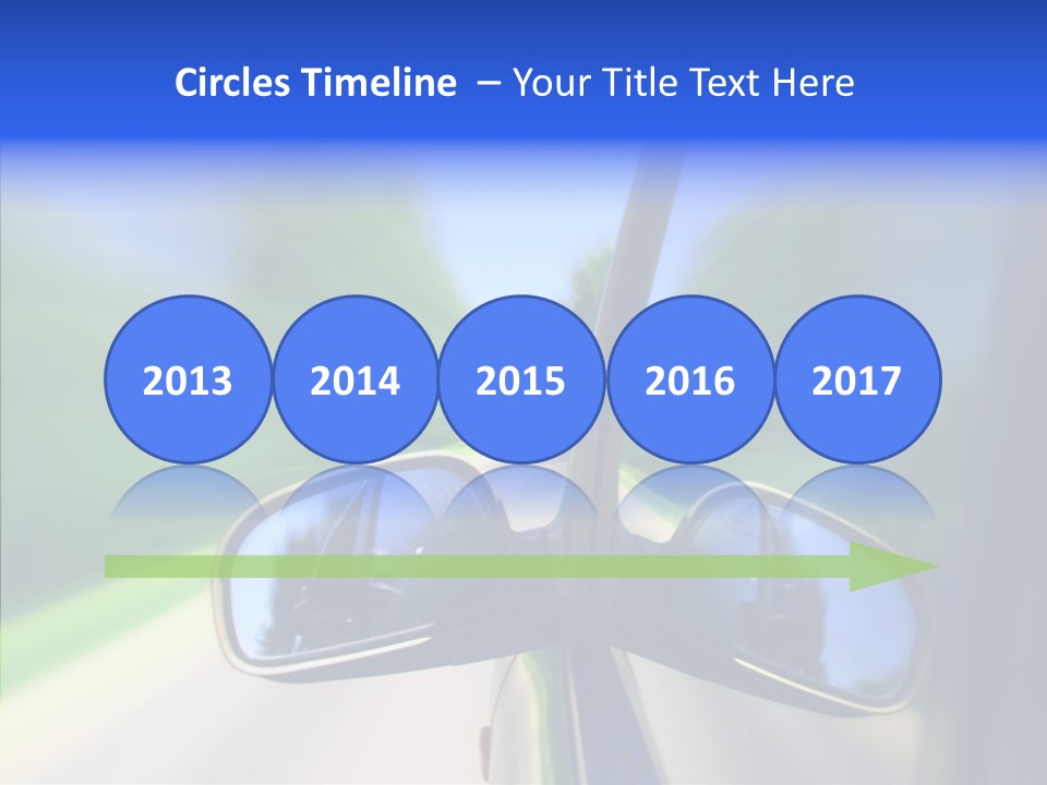 Rapid Road Movement PowerPoint Template