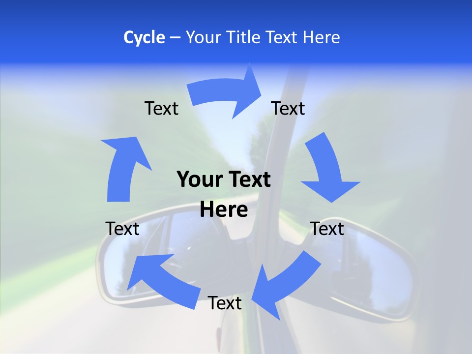 Rapid Road Movement PowerPoint Template