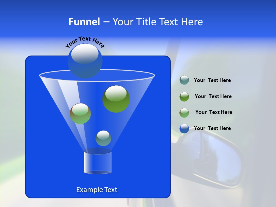 Rapid Road Movement PowerPoint Template